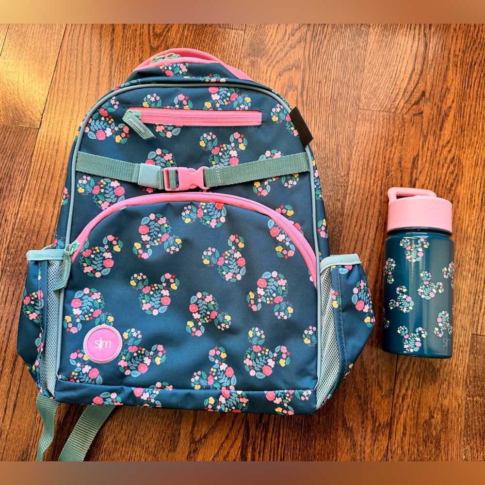 Simple Modern Disney Mickey Backpack and Water Bottle